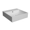 Umywalka ceramiczna Defra Elan 40 kwadratowa biała 40x40 cm